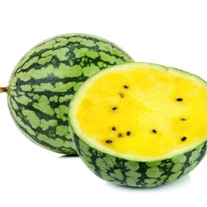 10 Yellow Petite Watermelon seeds - Sweet - Grown in USA ! Tasty ! Specialty !