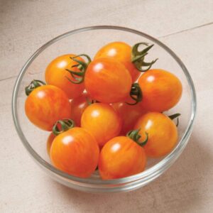 10 Organic Sunrise Bumblebee cherry tomato seeds - Grown in USA - Sweet and juicy !! Artisan ! 2024 ! Specialty !