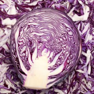 Mammoth Red Rock cabbage Seeds - Crisp ! Tasty !! Grown in USA !! Half gram ! 2024 ! Heirloom !