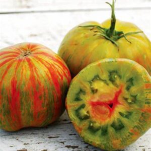 10 Organic Wild Boar Green Berkeley Tie-Dye tomato seeds - Sweet ! Beefsteak ! Juicy ! USA !
