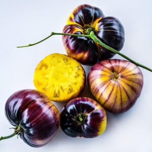 10 Sart Roloise tomato seeds - Beefsteak ! Yellow/Purple ! Juicy ! Sweet ! Tasty ! USA ! Specialty !